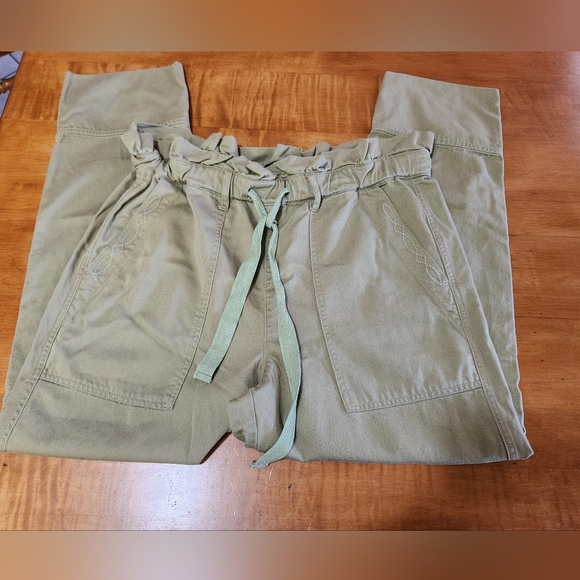 Frye Domi Paperbag Pants Size 27 High Rise - Picture 2 of 5